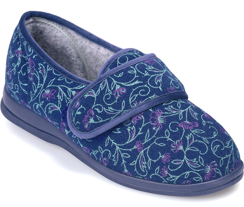 touch-fastening strap adjusts to fit a range of swelling