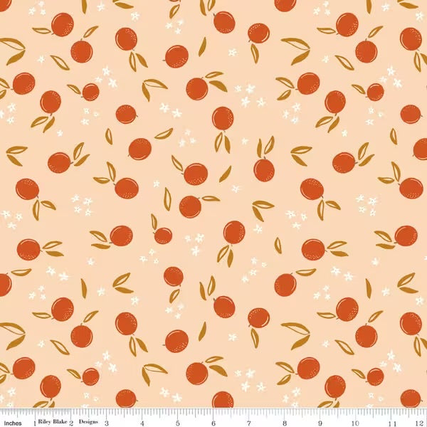 Homage - Oranges Shell | Riley Blake Designs | Quilting Cotton