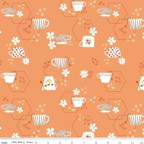 Homage - Tea Time Marmalade | Riley Blake Designs | Quilting Cotton