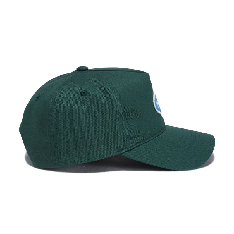 HUF 89 Oval 5 Panel Hat - Forest Green