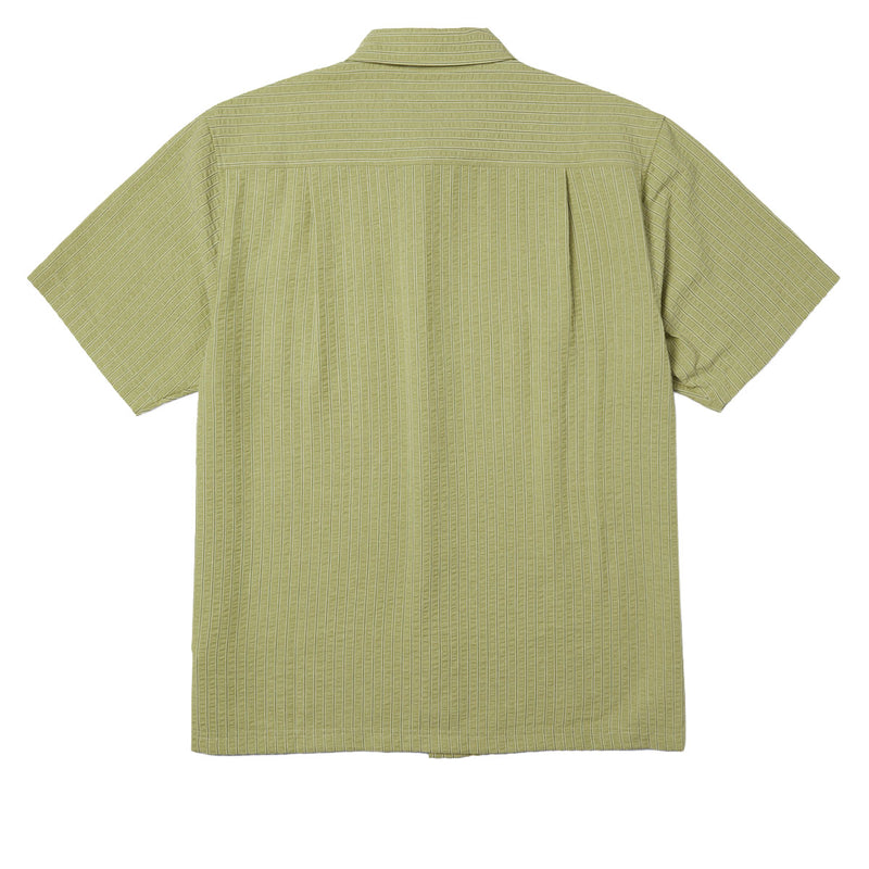 HUF Big Block Striped Shirt - Dried Herb