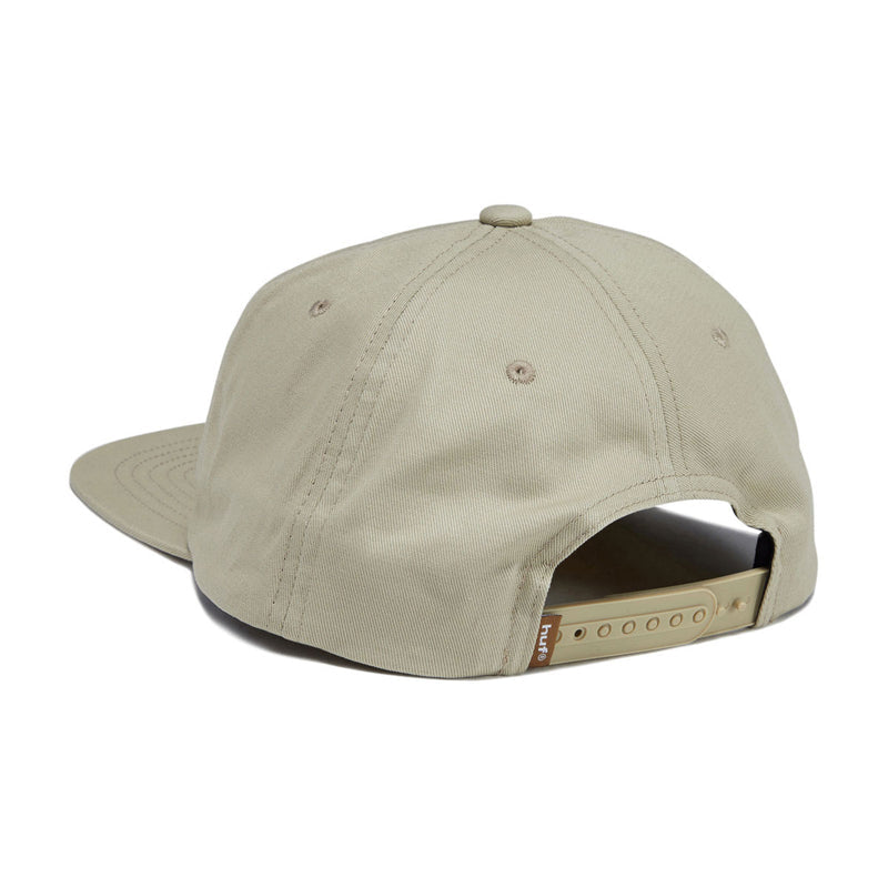 HUF Box Logo Snapback Hat - Tan/Brown