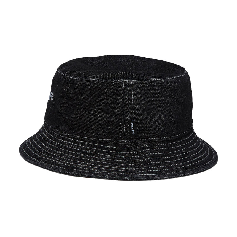 HUF Cassel Bucket Hat - Washed Black