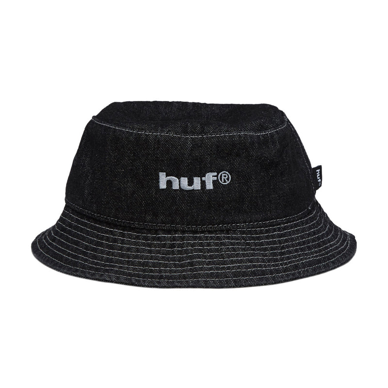 HUF Cassel Bucket Hat - Washed Black