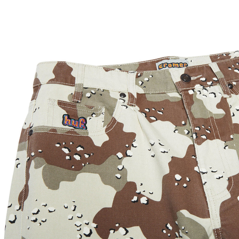 HUF Cromer Camo Jeans - Brown