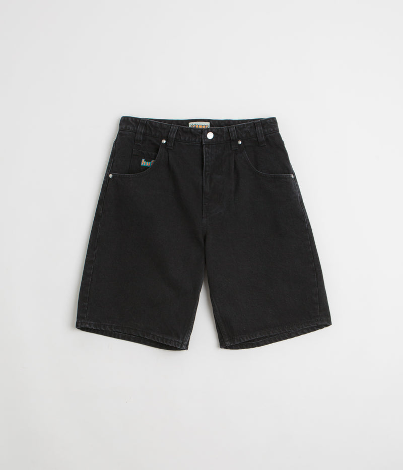 HUF Cromer Shorts in Washed Black