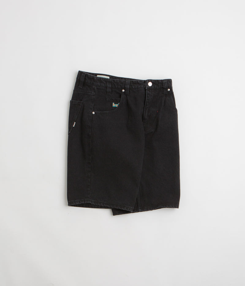 HUF Cromer Shorts in Washed Black