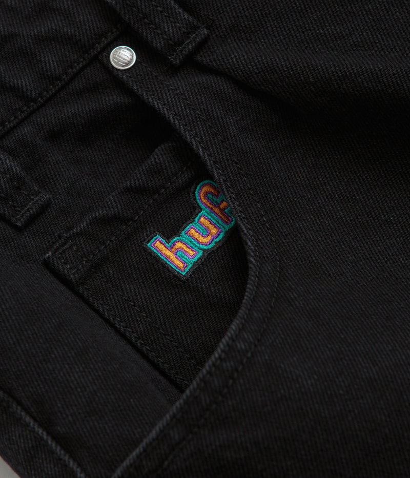 HUF Cromer Shorts in Washed Black
