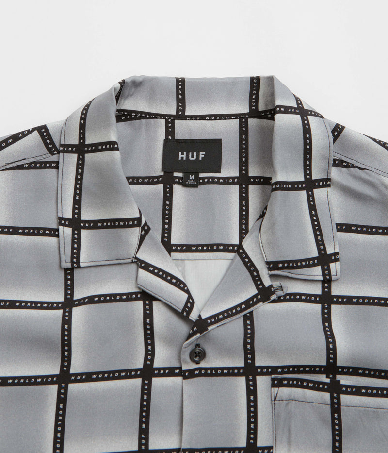 HUF Flynn Short Sleeve Resort Shirt in Black