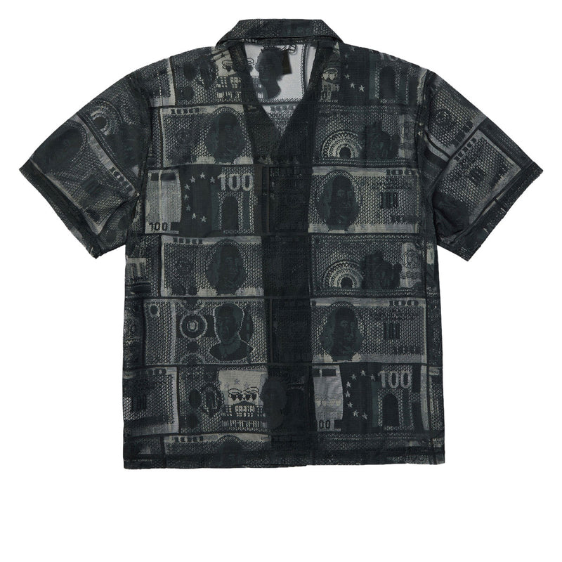 HUF Global Currency Lace Shirt - Black