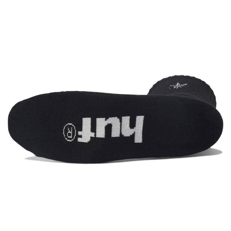 HUF Green Buddy Embroidered Socks - Black