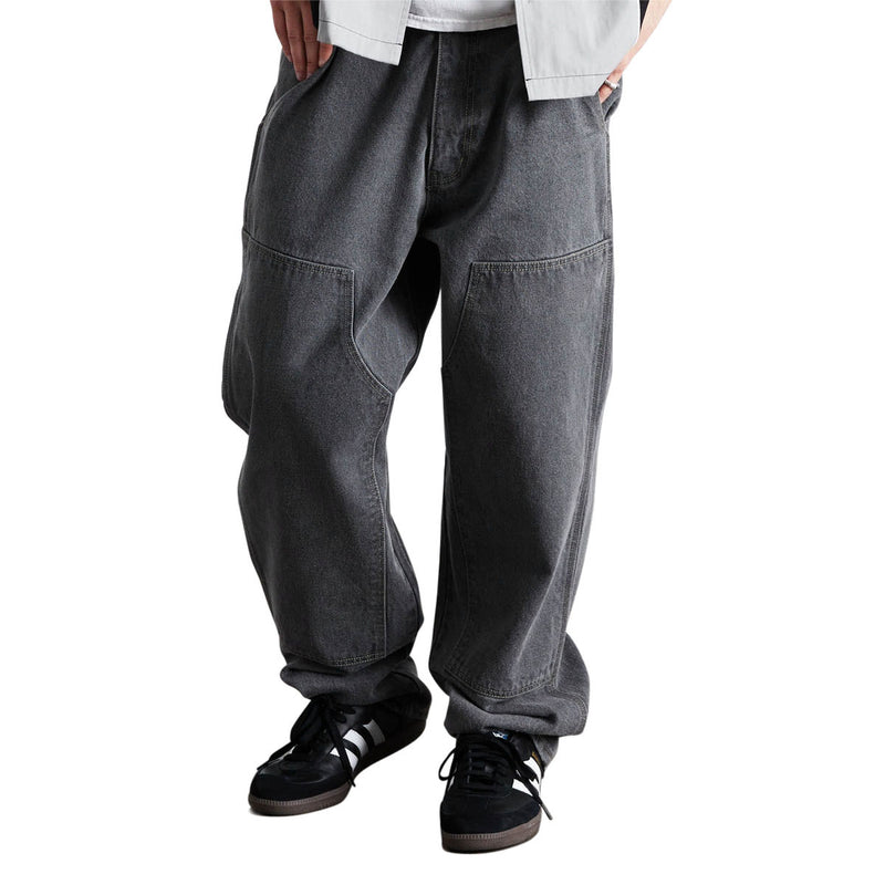 HUF Kinda Loose Double Knee Jeans - Frost Gray