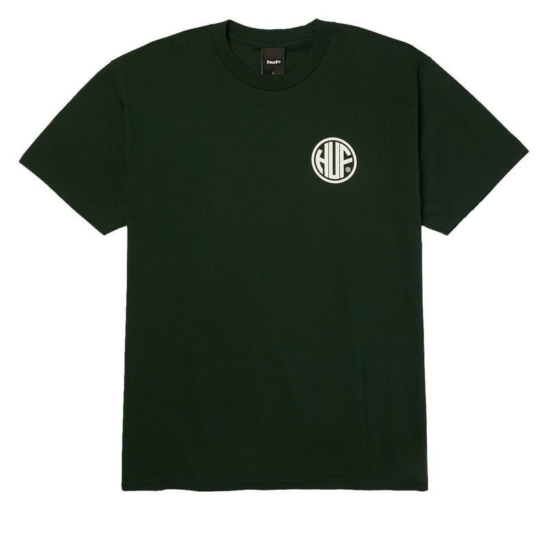 HUF Regional T-Shirt - Forest Green/White