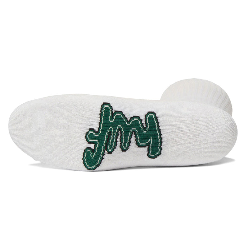 HUF Stuck On You Crew Socks - White
