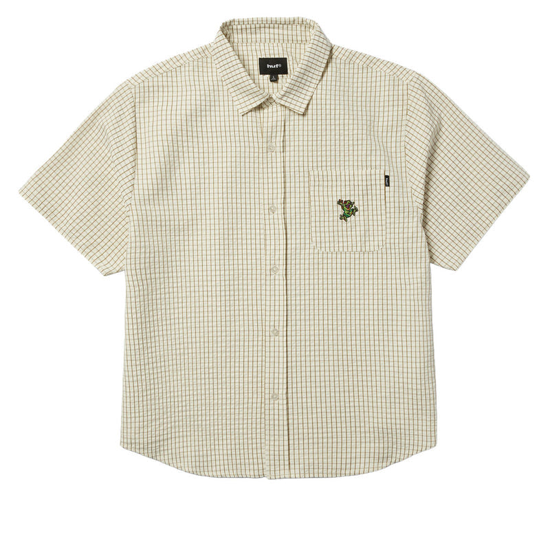 HUF Stuck On You Plaid Shirt - Natural