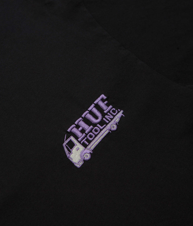 HUF Tool Inc Washed T-Shirt in Washed Black