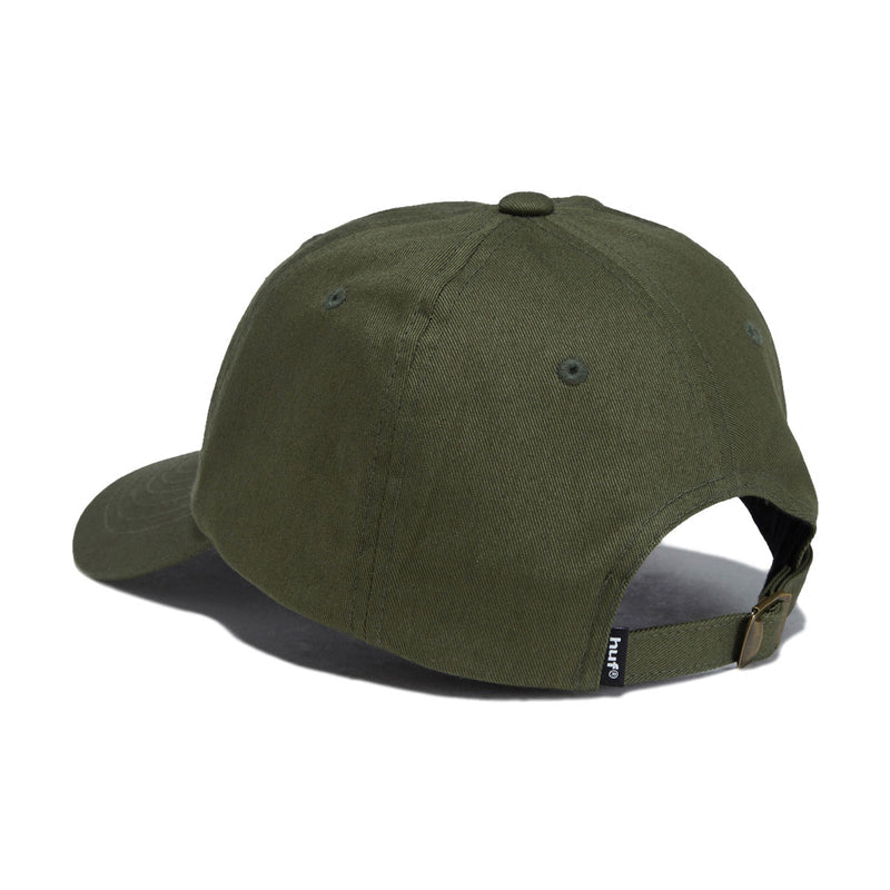 HUF Wide Angle 6 Panel CV Hat - Olive