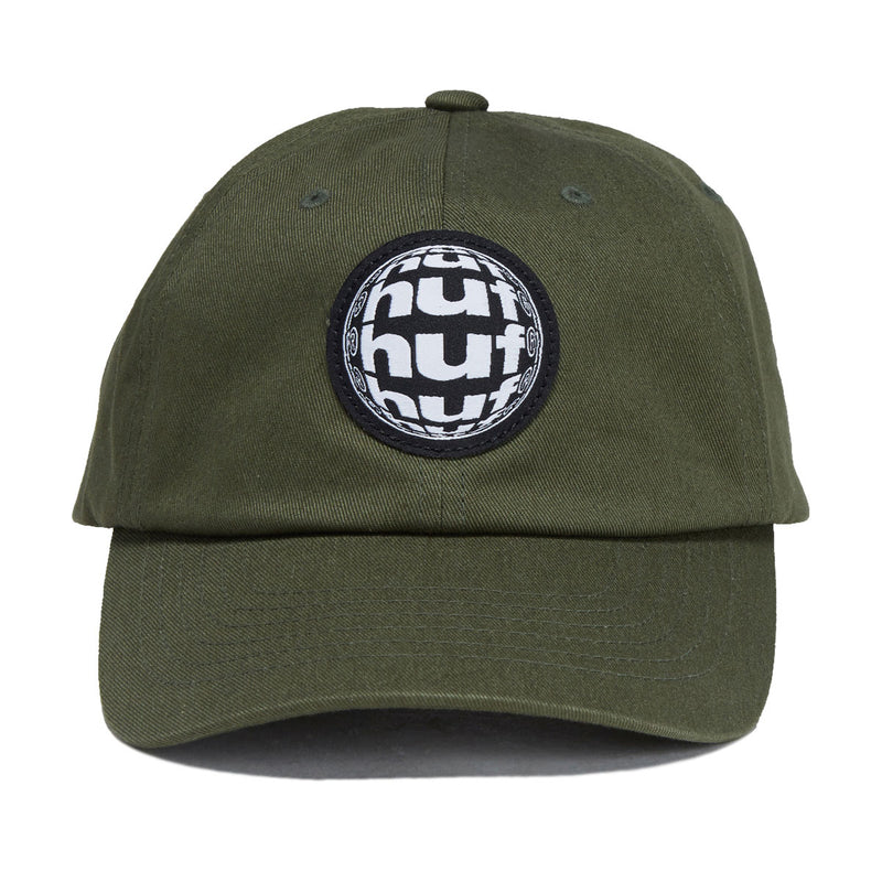 HUF Wide Angle 6 Panel CV Hat - Olive