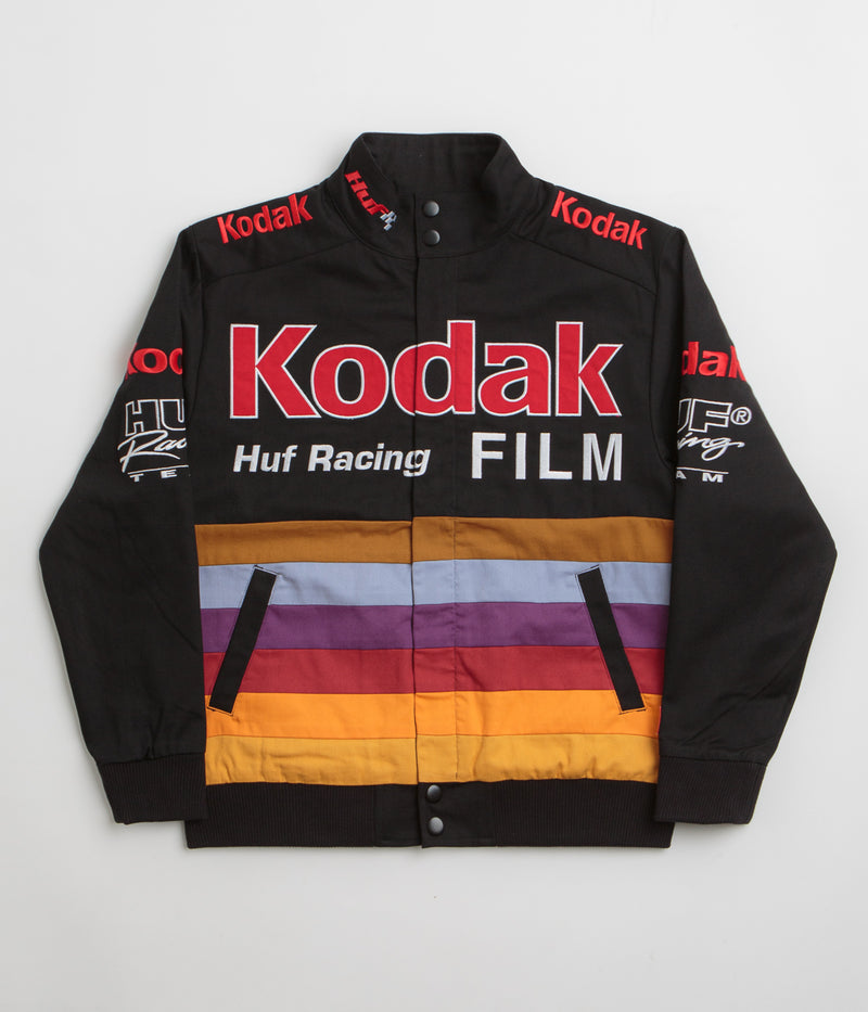 HUF x Kodak Pole Position Racing Jacket in Black