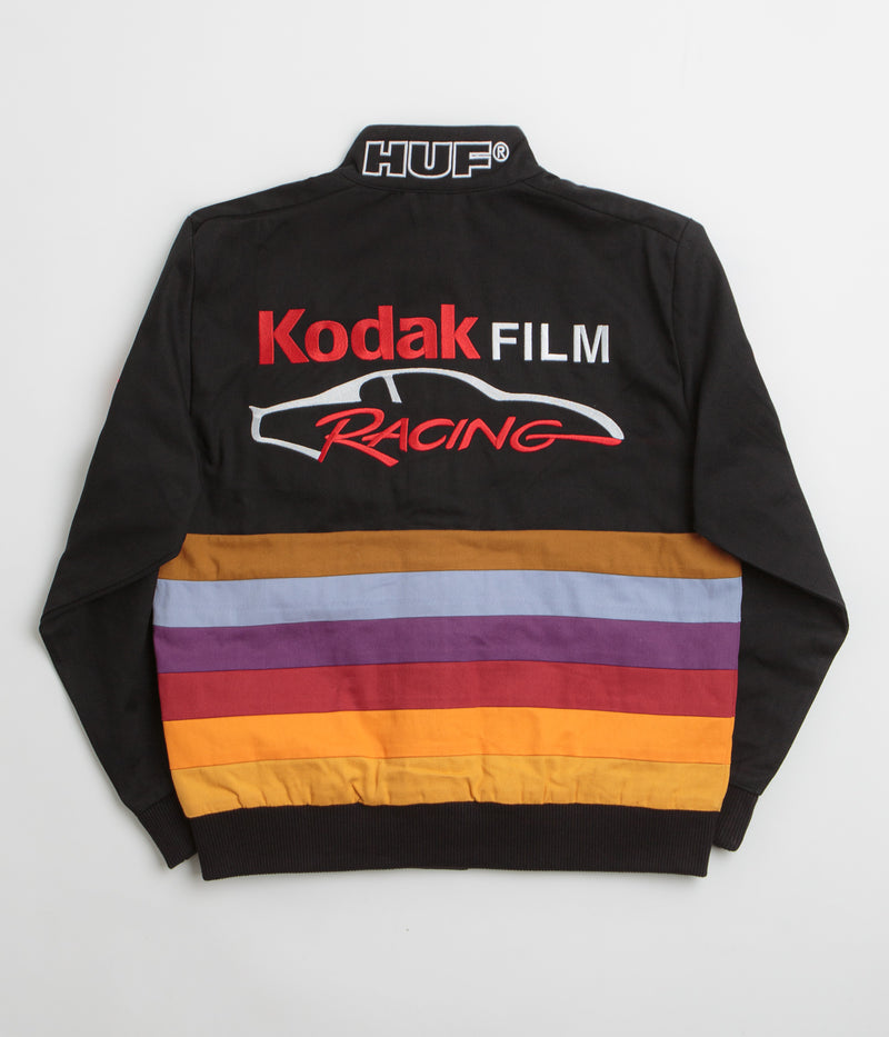 HUF x Kodak Pole Position Racing Jacket in Black