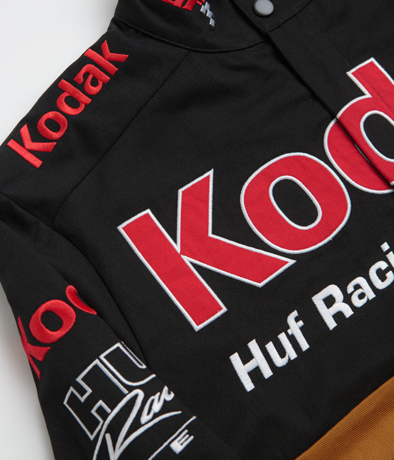 HUF x Kodak Pole Position Racing Jacket in Black