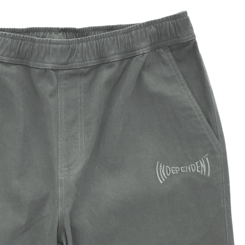 Independent Span Elastic Waist Pants - Slate