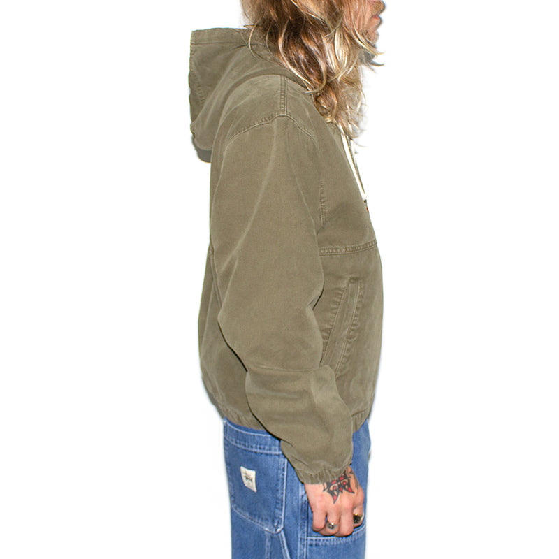 Stussy | Insulated Canvas Work Jacket Style # 115716 Color : Olive Drab