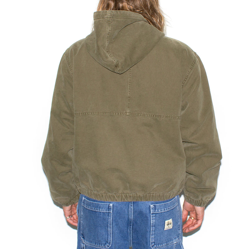 Stussy | Insulated Canvas Work Jacket Style # 115716 Color : Olive Drab