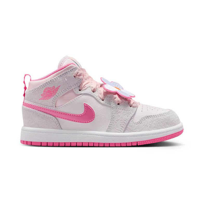 Jordan 1 Mid SE 'Spring Flowers' Little Kids' Shoes