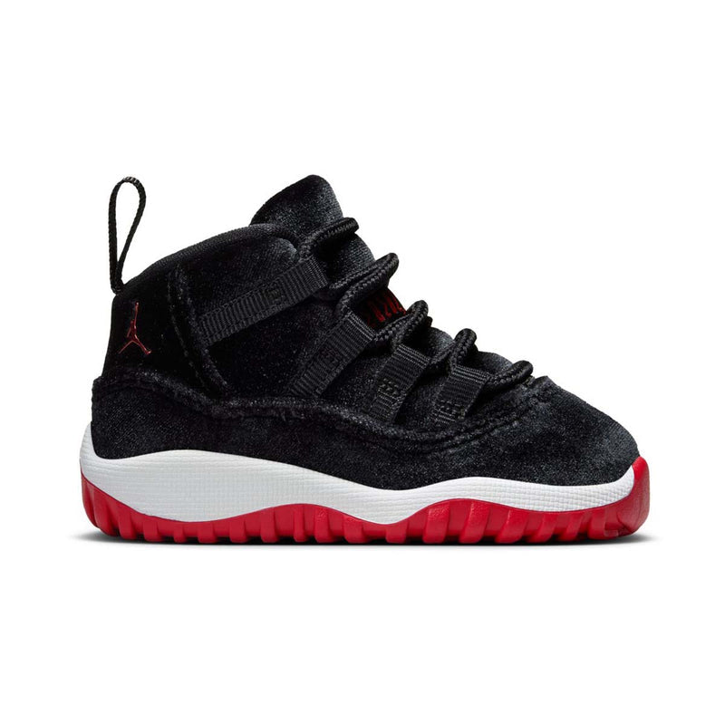 Jordan 11 Retro 'Bred Velvet' Baby/Toddler Shoes