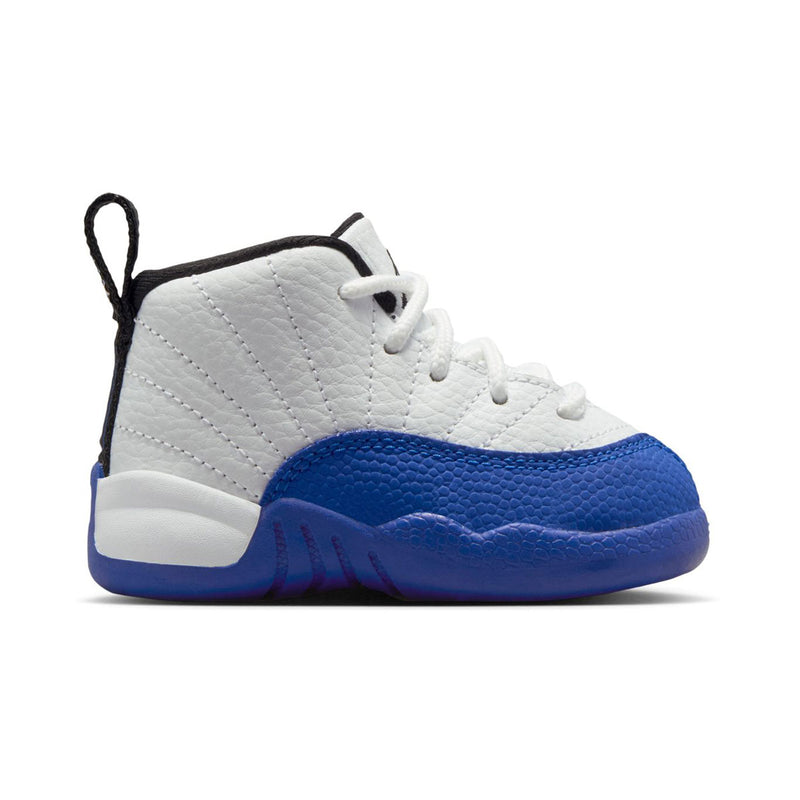 Jordan 12 Retro 'White & Game Royal' Baby/Toddler Shoe