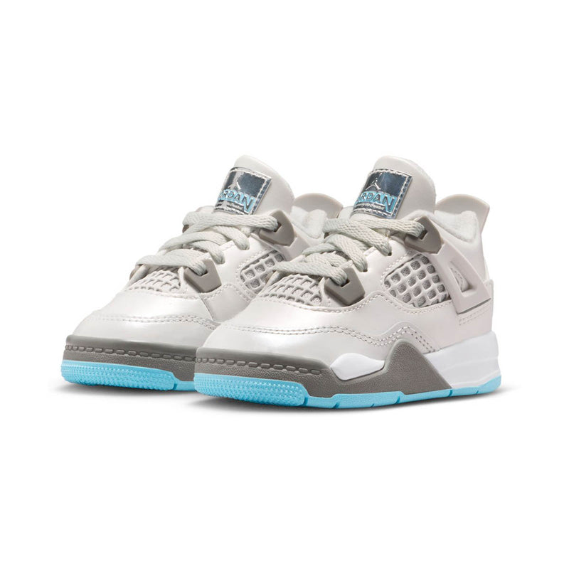 Jordan 4 Retro 'Photon Dust Blue Chill' Baby/Toddler Shoes