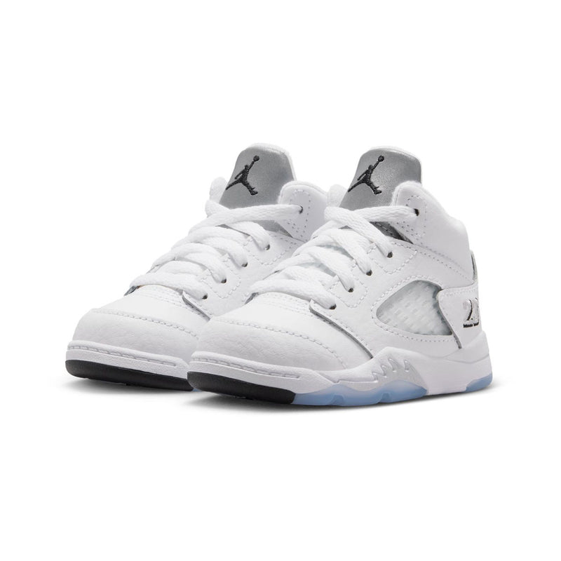 Jordan 5 Retro OG 'White Metallic' Baby/Toddler Shoes