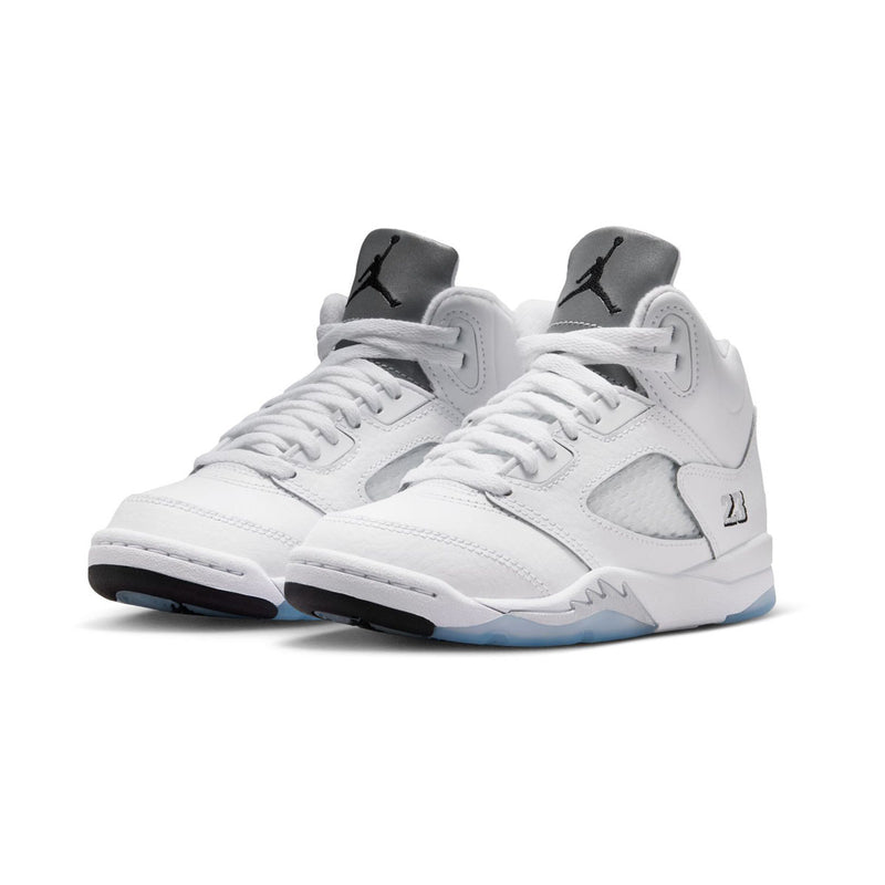 Jordan 5 Retro OG 'White Metallic' Little Kids' Shoes
