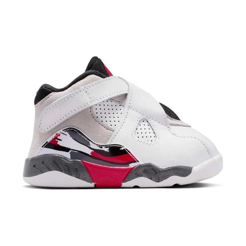 Jordan 8 Retro 'White and True Red' Baby/Toddler Shoes