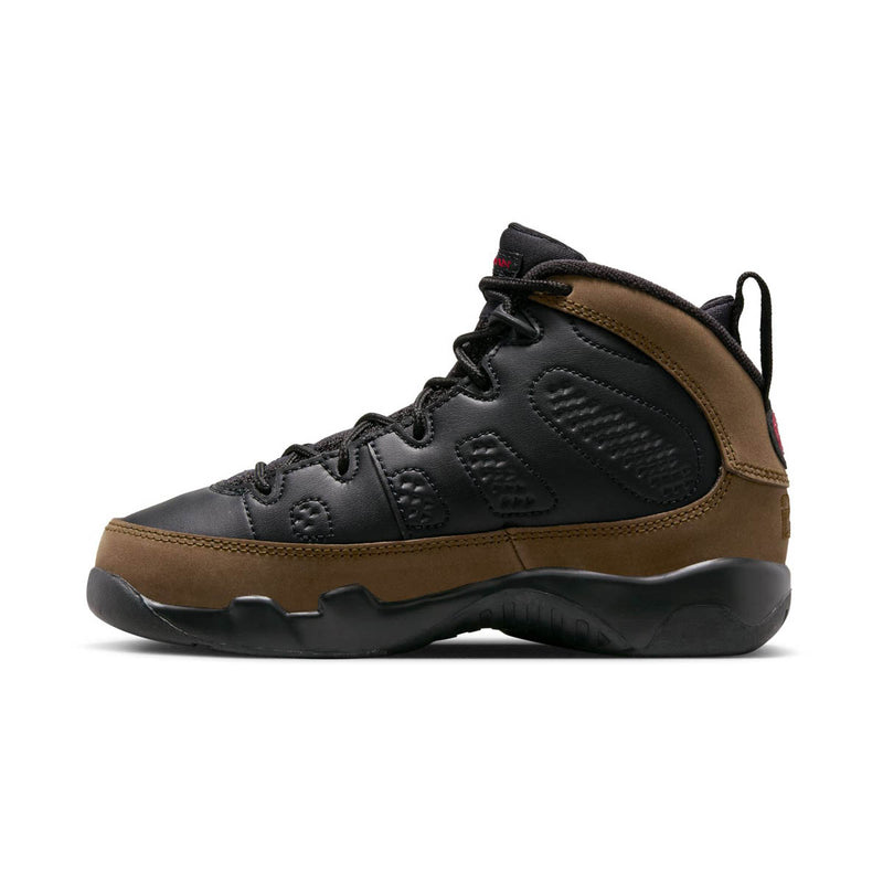 Jordan 9 Retro 'Olive' Little Kids' Shoes