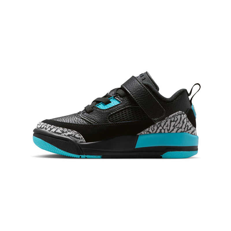 Jordan Spizike Low 'Black Gamma Blue' Little Kids' Shoes