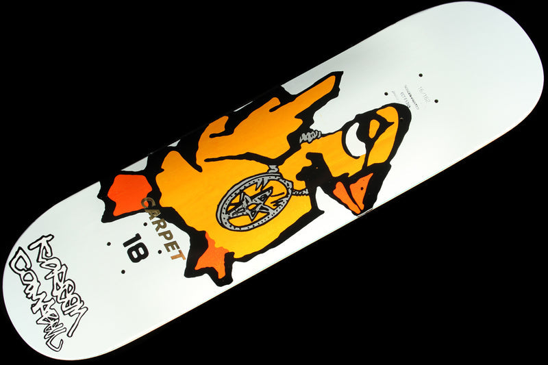 Carpet Company | Kareem Campbell - Duck You Deck
Sizes : 8.25"
Color : White