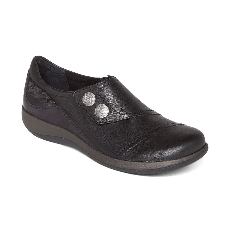 KARINA BLACK MONK STRAP
