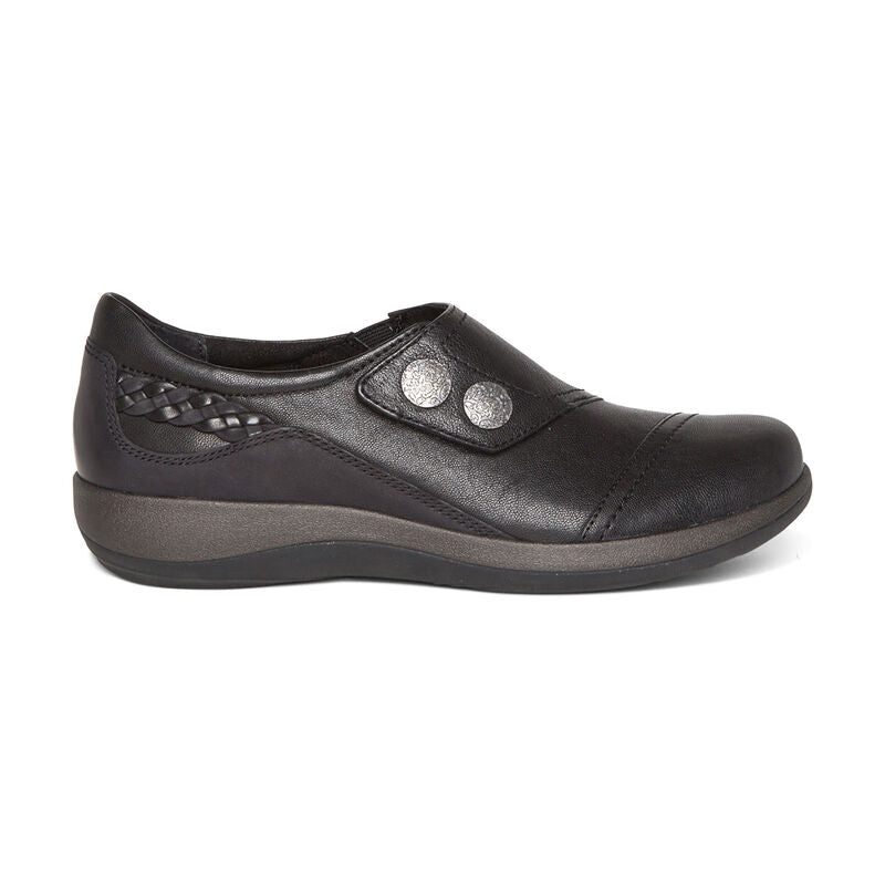 KARINA BLACK MONK STRAP