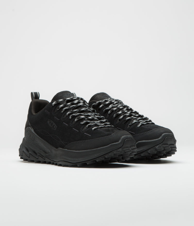 Keen Jasper Zionic Shoes in Black and Alloy