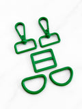 Kelly Green Hardware / Bag Strap Kit ( 1” & 1.5” )