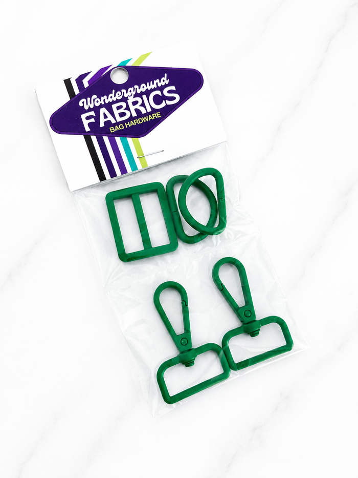 Kelly Green Hardware / Bag Strap Kit ( 1” & 1.5” )