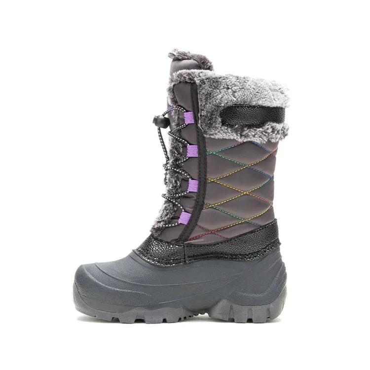 Kids' Kamik Star 3 - Toddler/Little Kid/Big Kid - Charcoal/Orchid