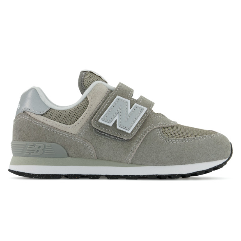 Kids' New Balance 574 Core Hook & Loop - Toddler/Little Kid - Grey/White