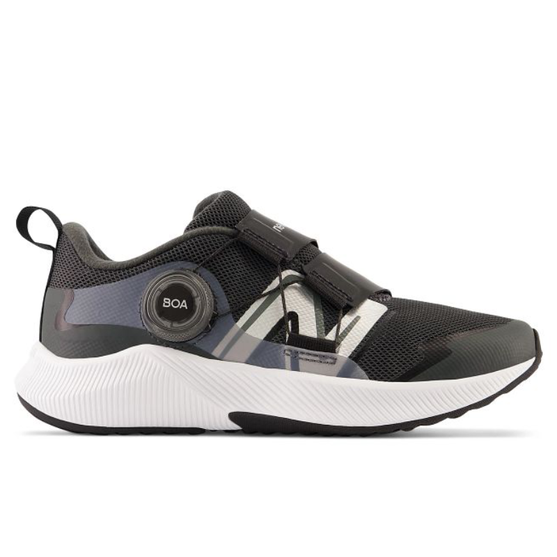 Kids' New Balance DynaSoft Reveal v4 BOA - Toddler/Little Kid - Blacktop/Black/Silver Metallic
