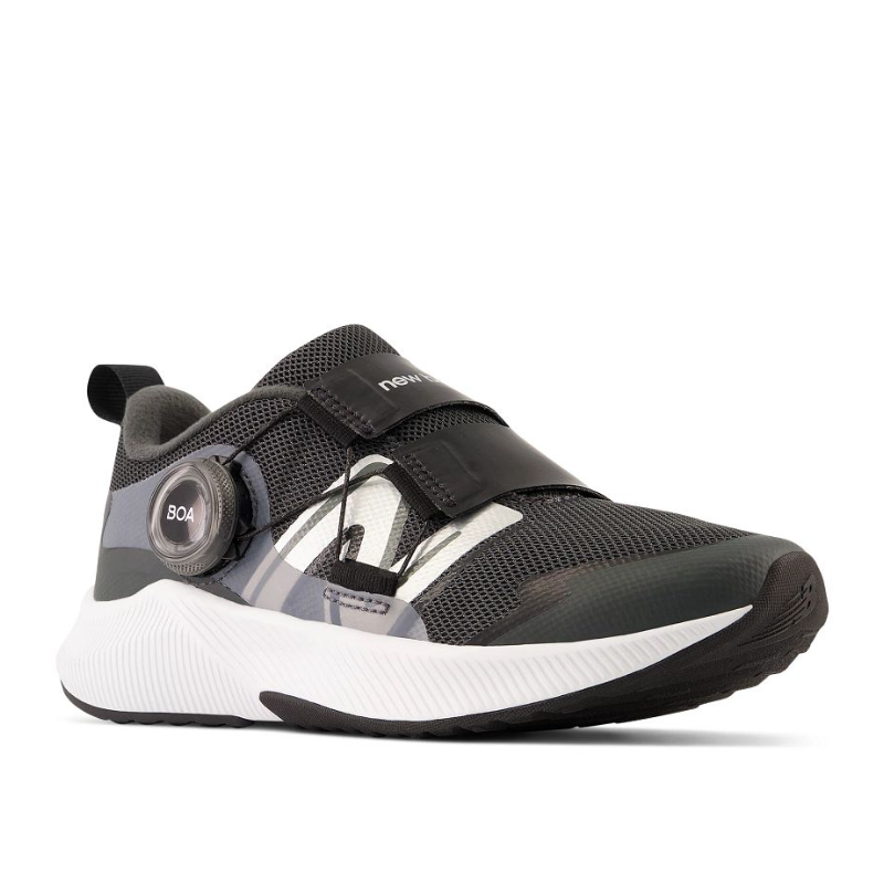 Kids' New Balance DynaSoft Reveal v4 BOA - Toddler/Little Kid - Blacktop/Black/Silver Metallic