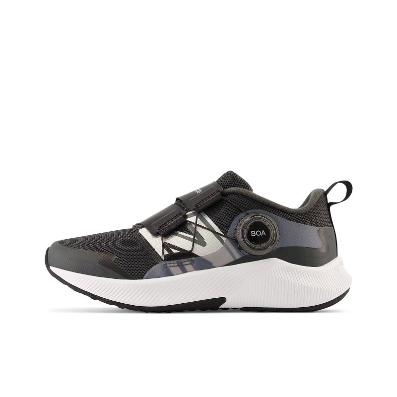 Kids' New Balance DynaSoft Reveal v4 BOA - Toddler/Little Kid - Blacktop/Black/Silver Metallic