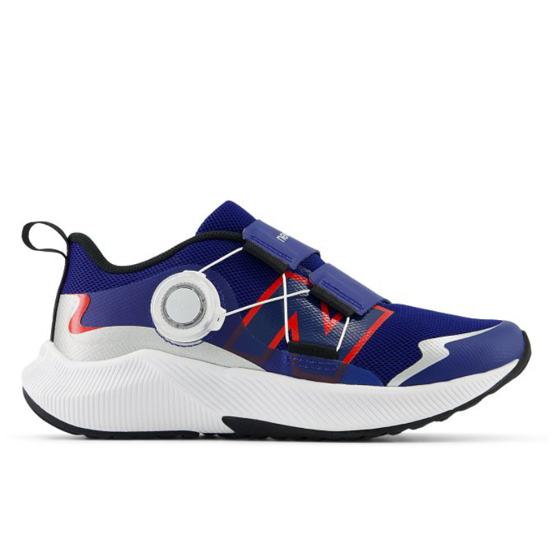 Kids' New Balance DynaSoft Reveal v4 Boa - Toddler/Little Kid - Inkwell/Team Red/Silver Metallic