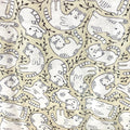 Kitten Fun | Tossed Kittens - Khaki | Quilting Cotton